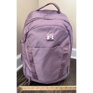 Womens Under Armour HUSTLE SIGNATURE BACKPACK purple Lavender
